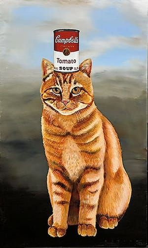 Artwork Title: Cat's Can