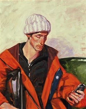 Artwork Title: Ishan With Phone