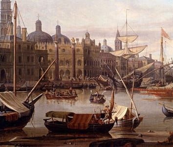 Artwork Title: A Capriccio Of The Garand Canal, Venice