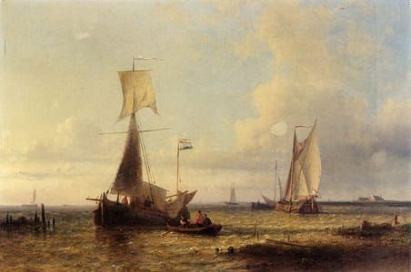 Artwork Title: Shipping In A Calm