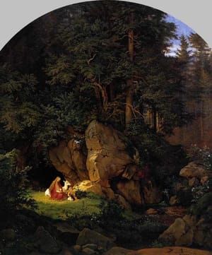 Artwork Title: Genoveva In The Forest Seclusion
