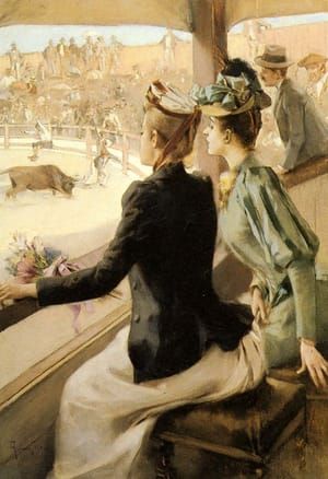 Artwork Title: At The Bullfight