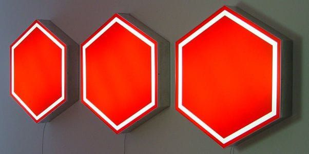 Artwork Title: 3 Light Boxes