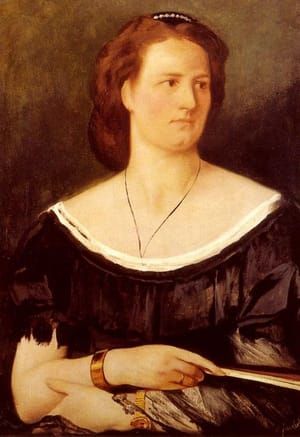 Artwork Title: Portrait of a Lady Holding a Fan