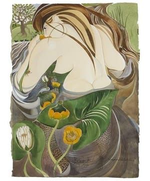 Artwork Title: Woman and Waterlilies