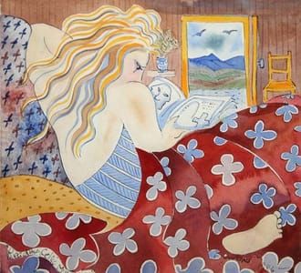 Artwork Title: Reading Celtic Mysteries