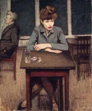Artwork Title: Café Scene