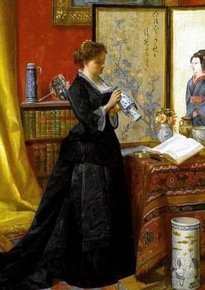 Artwork Title: The Porcelain Collector
