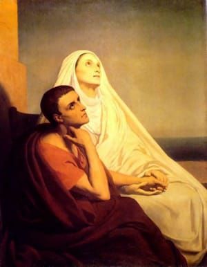 Artwork Title: Saint Monique and Saint Augustin