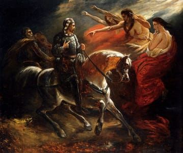Artwork Title: Macbeth et Les Sorcieres