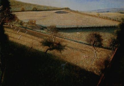 Artwork Title: Grand Paysage aux Arbres (Le Champ Triangulaire)
