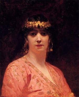 Artwork Title: Portrait Of An Arab Woman
