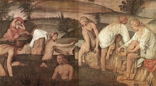 Artwork Title: Girl Bathing