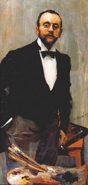 Artwork Title: Portrait of Artist Igor Grabar Émmanuiloviča