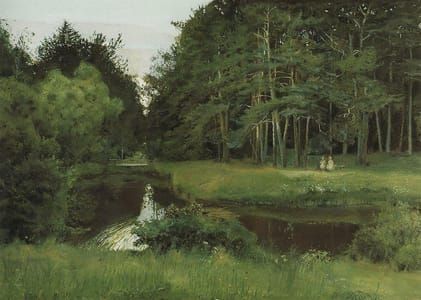 Artwork Title: Twilight in the Old Park