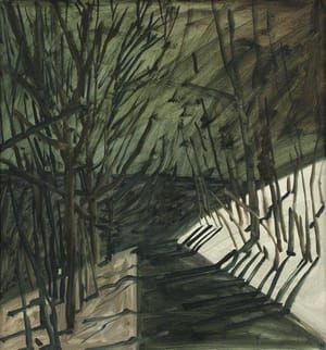 Artwork Title: Moonlit Road, NJ