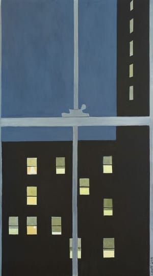 Artwork Title: Men's Hotel with 11 Windows Lit