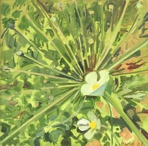 Artwork Title: White Poppy and Allium