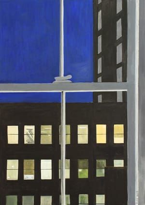 Artwork Title: Back of Men's Hotel (from My Window)
