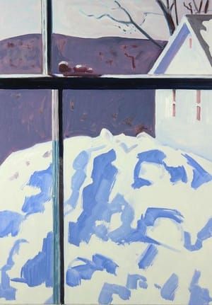 Artwork Title: Porch Roof Snow Pile