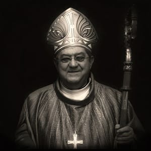 Artwork Title: Crescenzio Sepe (Cardinale) ; by Augusto De Luca