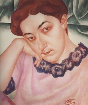 Artwork Title: Portrait of M.F. Petrovoy-Vodkin