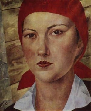 Artwork Title: Girl in Red Headscarf