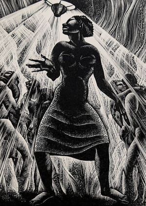 Artwork Title: Woodcut for 