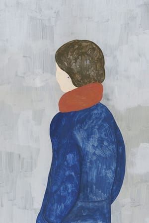 Artwork Title: Her Red Muffler
