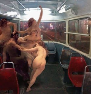 Artwork Title: Nymphs and Satyr by Bouguereau
