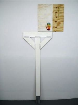 Artwork Title: untitled Reliquary (rainbow hand)
