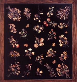 Artwork Title: Design of a pietre dure table top