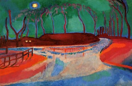 Artwork Title: Landscape by Moonlight II