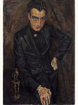 Artwork Title: Portrait of Carel van Lier with Ancestor Figurine
