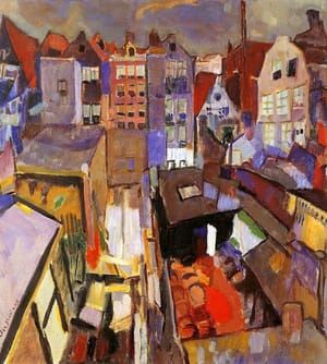 Artwork Title: Houses in the Jordaan