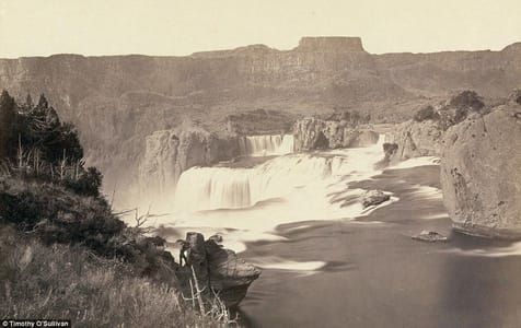 Artwork Title: Shoshone Falls, Idaho Near Present Day Twin Falls, Idaho
