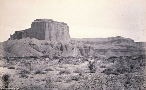 Artwork Title: Cathedral Mesa, Colorado River, Arizona In 1871