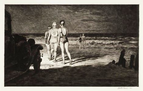 Artwork Title: Down to the Sea at Night