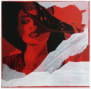 Artwork Title: Lady In A Sun Hat On A Sunday #3