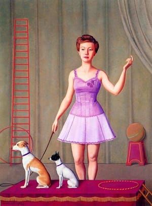 Artwork Title: Ammaestratrice di cani