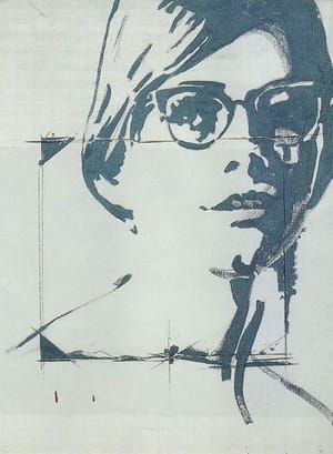 Artwork Title: Ragazza con occhiali