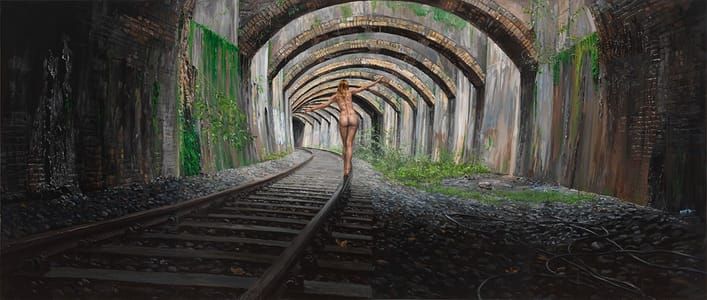 Artwork Title: The Way to Darkness (triptych)
