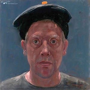 Artwork Title: Zelfportret met pakol (Self Portrait with Pakol)