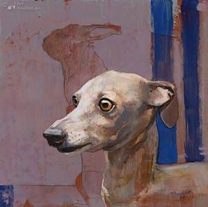 Artwork Title: Hondje met haas (Dog with Hare)