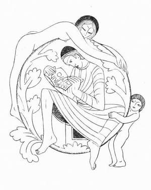 Artwork Title: S. Anthony (Bookplate)
