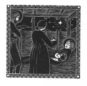 Artwork Title: Nativity with Midwife: S. Joseph Standing