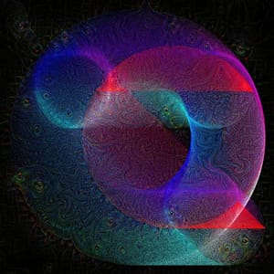 Artwork Title: Bubble Tension - Deep Dream