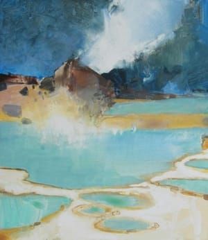 Artwork Title: Fumarole-Geothermal Landscape