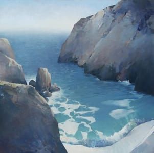 Artwork Title: Cove and Headlands, Oregon Seascape