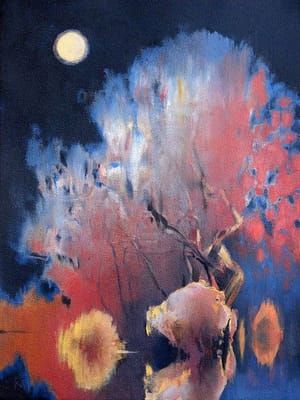 Artwork Title: December Slough First Moon,